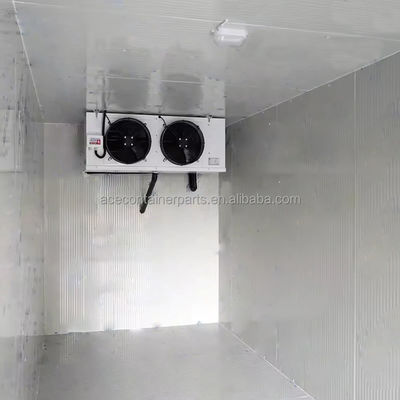 Versátil 6x2.2x2.2m Container Reefer móvel de 20 pés Sala de armazenamento a frio com refrigerante R134a/R404A