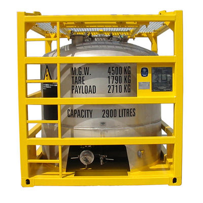 2900L-5000L Capacidade Container de Tanque Vertical Offshore com Quadro de Elevação