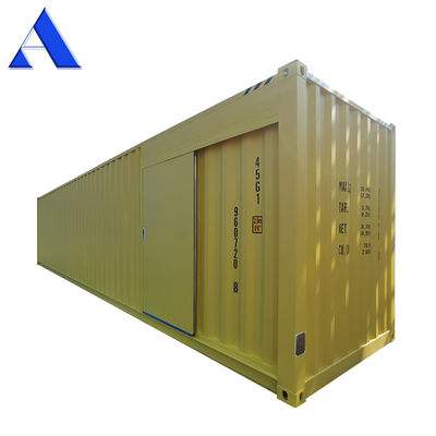 Armazém pré-fabricado móvel e portátil com porta lateral deslizante de 40 pés A solução perfeita para armazenamento de transporte
