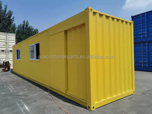 Armazém pré-fabricado móvel e portátil com porta lateral deslizante de 40 pés A solução perfeita para armazenamento de transporte