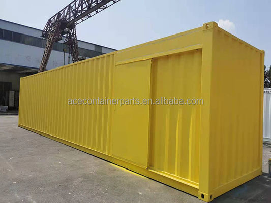 Armazém pré-fabricado móvel e portátil com porta lateral deslizante de 40 pés A solução perfeita para armazenamento de transporte