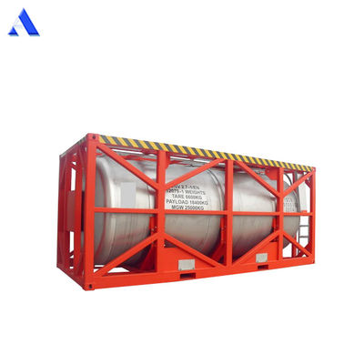 16000L DNV 2.7-1 Padrão 20ft Frame UN T11 Tote de aço inoxidável Container de tanque offshore para transporte internacional
