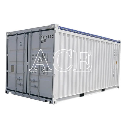 Container de transporte de 20 pés com material de aço e dimensões internas de 5898x2352x2393 mm