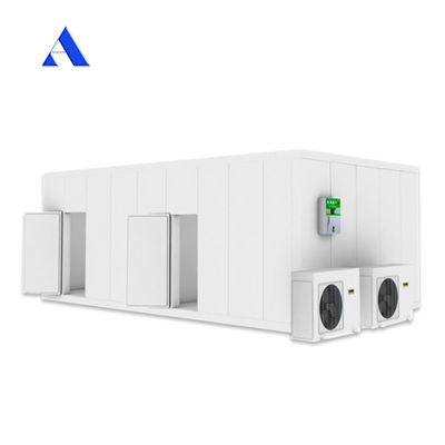 Aço inoxidável parede interna 40ft x 20ft Dual temperatura Chiller e congelador Container Sala de frio para armazenamento Reefer Container