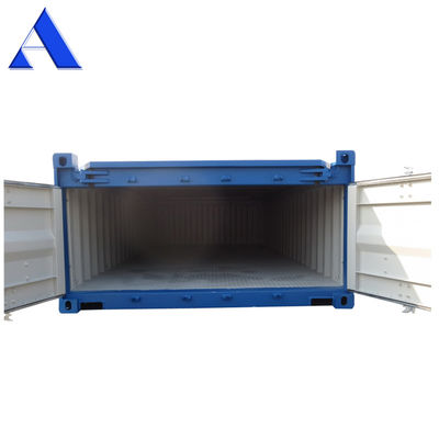 Container de 20 pés de meia altura com cobertura de telhado de lonas BV Certificado Solução de armazenamento de minério a granel de alta capacidade
