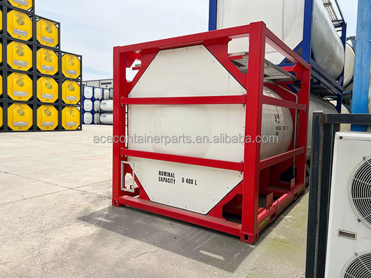 10ft DNV 2.7-1 Container de quadro padrão Tanque offshore certificado Dimensões internas l x W x H mm 7,6 a 8,2 cbm