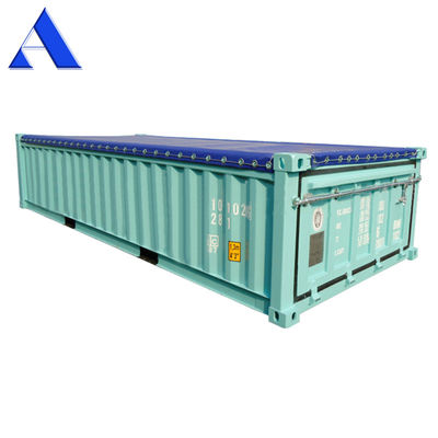 Idade 20ft 20 Open Top Half Height Hard Shipping Container com piso de madeira ou aço Container certificado CSC seco