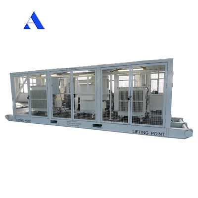 5ft 6ft 8ft 9ft 10ft 45ft 48ft 53ft C5 H pintura transformador de potência piso de aço para compressor estrutura deslizamento e eficiência