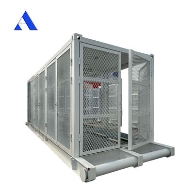 5ft 6ft 8ft 9ft 10ft 45ft 48ft 53ft C5 H pintura transformador de potência piso de aço para compressor estrutura deslizamento e eficiência