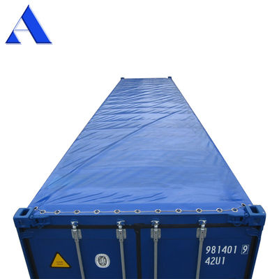 Containers de embarque de 40 pés com cobertura de telhado de lona de PVC de tipo macio em excelente estado