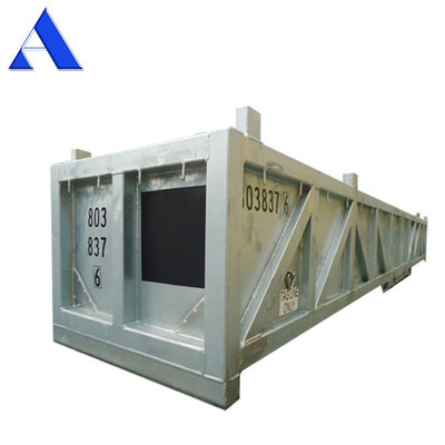 Dimensões externas l x W x H mm 8230 x 1220 x 1304 mm DNV2.7-1 Cesto de carga offshore padrão de 20 pés 27 pés 33 pés 39 pés 46 pés 76 pés