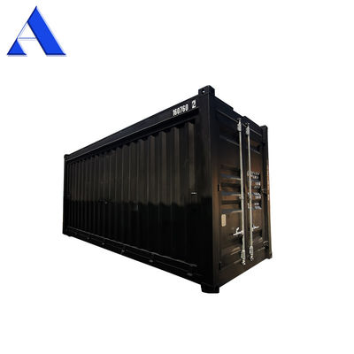 Profissional abertura lateral personalizada 20ft Container de transporte Loja de café Fast Food Loja com escada e trilho de segurança superior