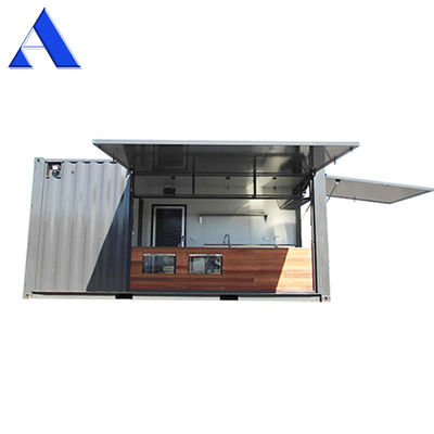 20ft Container de transporte móvel cozinha comercial com estilo de design moderno e customização Corten-A
