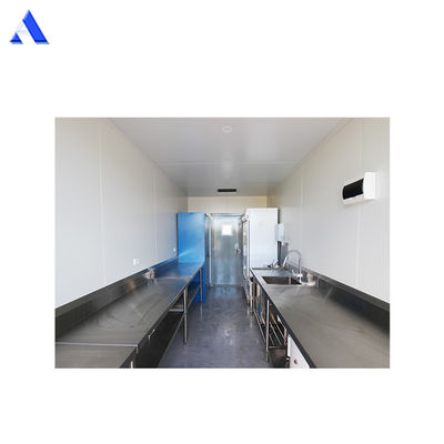 20ft Container de transporte móvel cozinha comercial com estilo de design moderno e customização Corten-A