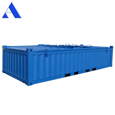 40ft Open Top Shipping Container Meia altura Acero ou telhado de lona Cobertura 40 pés comprimento Escolha Capacidade 14,36 cbm