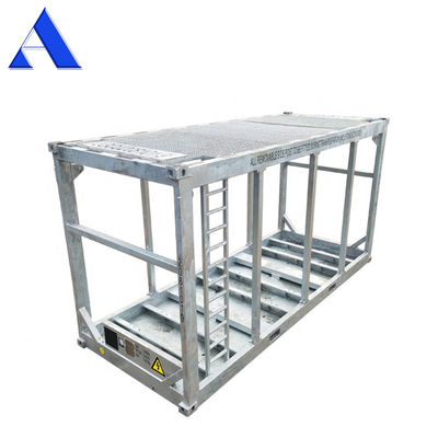 10ft DNV 2.7-1 Container Offshore Equipment Lifting Frame Skid feito sob encomenda com dimensões internas de 2700 x 2000 x 1900 mm