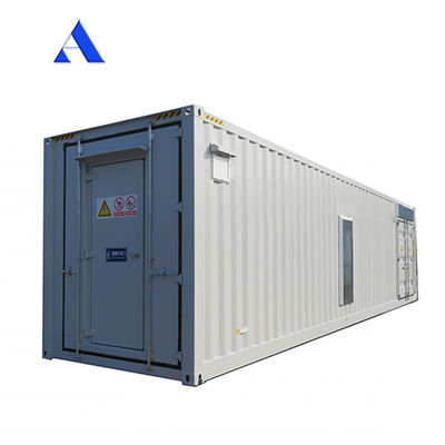 70 CBM Capacidade Corten-A Base de aço Bateria solar Sistema de armazenamento de energia Container para requisitos do cliente