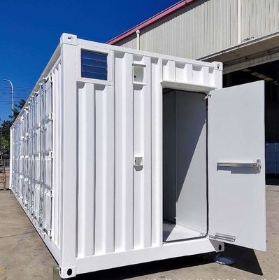 70 CBM Capacidade Corten-A Base de aço Bateria solar Sistema de armazenamento de energia Container para requisitos do cliente