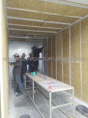 Dimensões externas de 6058 x 2438 x 2591/2896mm Contêiner padrão ISO de 20 pés para sistema de armazenamento de bateria de energia solar