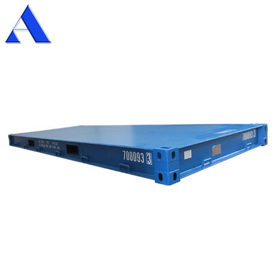 20ft Heavy-Duty Steel Floor Container de transporte 6058 x 2438 x 323.8mm Dimensões internas 20 pés plataforma de contêiner seco