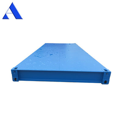 20ft Heavy-Duty Steel Floor Container de transporte 6058 x 2438 x 323.8mm Dimensões internas 20 pés plataforma de contêiner seco