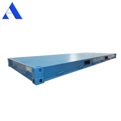 20ft Heavy-Duty Steel Floor Container de transporte 6058 x 2438 x 323.8mm Dimensões internas 20 pés plataforma de contêiner seco