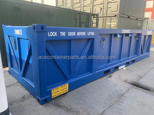 DNV 2.7-1 / ISO 10855 Padrão 6.6m Cesto de Carga Offshore com 4 pernas Feito de aço corten e certificado pela BV