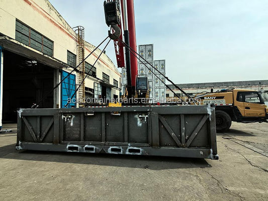 DNV 2.7-1 / ISO 10855 Padrão 6.6m Cesto de Carga Offshore com 4 pernas Feito de aço corten e certificado pela BV