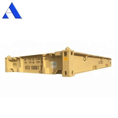 Plataforma de contêineres de aço seco certificada CSC de 12 metros 40 pés com dimensões internas de 12192 x 2438 x 482 mm