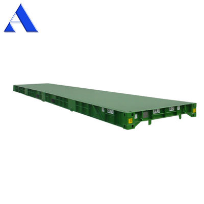 Plataforma de contêineres de aço seco certificada CSC de 12 metros 40 pés com dimensões internas de 12192 x 2438 x 482 mm