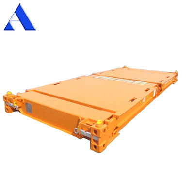20ft 20ft 20 Flat Rack Flatrack Container Ocean Shipping Containers Tare Peso 2750KGS Piso 28mm Piso de madeira compensada
