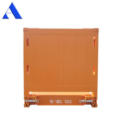 20ft 20ft 20 Flat Rack Flatrack Container Ocean Shipping Containers Tare Peso 2750KGS Piso 28mm Piso de madeira compensada