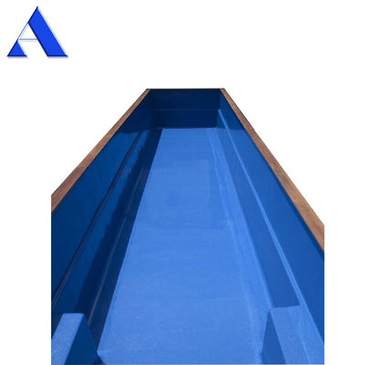 40ft Container de navegação piscina exterior com estrutura durável Corten-A e piso de compensado