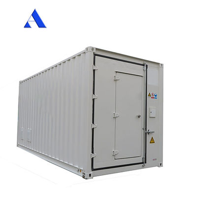 Container de equipamento de lado aberto de 20 pés com sistema de armazenamento de baterias de energia