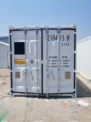 Container seco offshore de 20 pés DNV 2.7-1 Certificado BV ou LR padrão Fabricado em aço corten Ideal para armazenamento de transporte