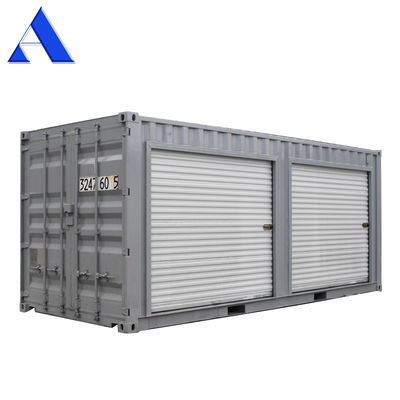 Portão lateral de rolos seguro Portão lateral de rolos aberto Pop Up Mobile Shipping 20ft Self Storage móvel portátil para contêineres de transporte