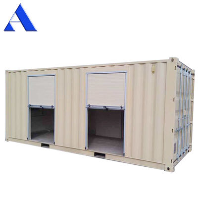 Portão lateral de rolos seguro Portão lateral de rolos aberto Pop Up Mobile Shipping 20ft Self Storage móvel portátil para contêineres de transporte