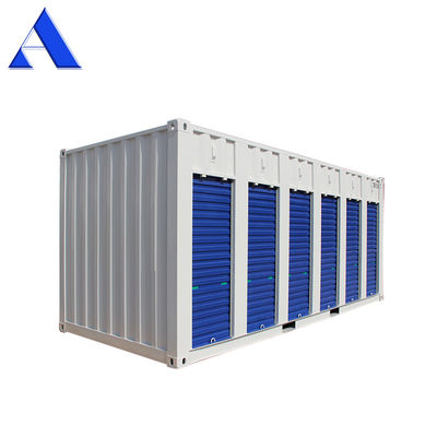 Portão lateral de rolos seguro Portão lateral de rolos aberto Pop Up Mobile Shipping 20ft Self Storage móvel portátil para contêineres de transporte