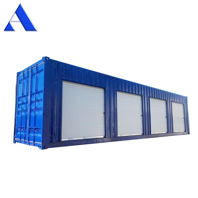 Porta lateral de rolos de 20 pés 40 pés de auto-armazenamento Container de transporte em Shandong Hebei com piso de contraplacado ou aço