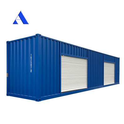 Porta lateral de rolos de 20 pés 40 pés de auto-armazenamento Container de transporte em Shandong Hebei com piso de contraplacado ou aço