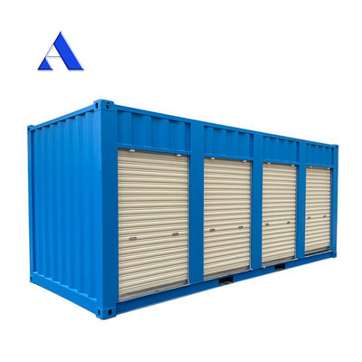 Porta lateral de rolos de 20 pés 40 pés de auto-armazenamento Container de transporte em Shandong Hebei com piso de contraplacado ou aço
