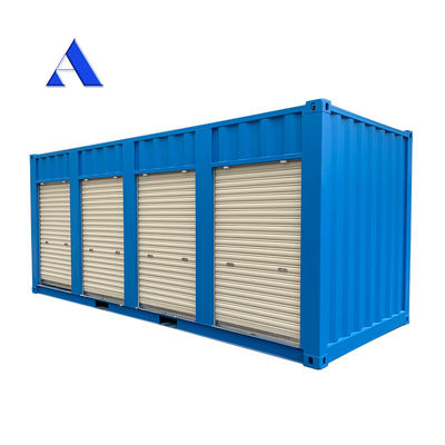 Porta lateral de rolos de 20 pés 40 pés de auto-armazenamento Container de transporte em Shandong Hebei com piso de contraplacado ou aço