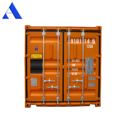 Container offshore de perfuração de petróleo de 10 pés com certificado DNV 2.7-1 EN ISO 10855 caixa fechada seca padrão feita de corten de aço