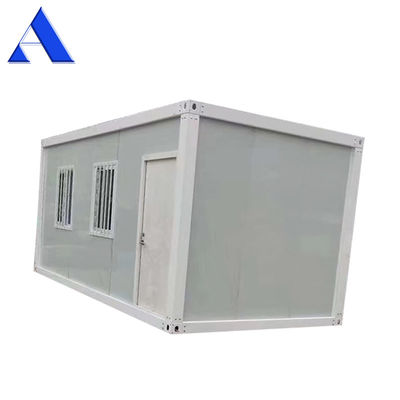 1 porta 3m 6m 7m comprimento rápido feito fácil construção montagem 20ft Flat Pack Container House escritório com banheiro e chuveiro opcionais