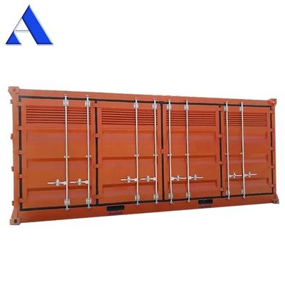 Portão lateral abertura 20ft 20ft mercadorias perigosas armazenamento químico Container de transporte com 2700L Bund Cap e 31 cbm Capacidade