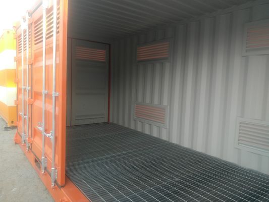 Portão lateral abertura 20ft 20ft mercadorias perigosas armazenamento químico Container de transporte com 2700L Bund Cap e 31 cbm Capacidade