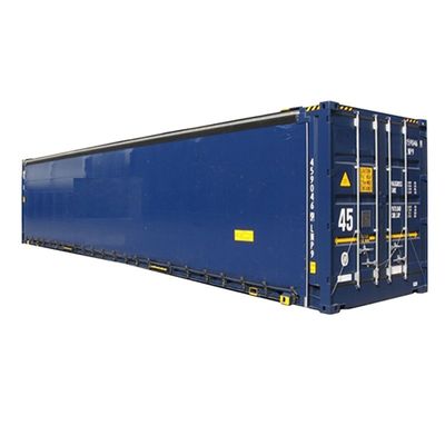 12192 x 2550 x 2896 mm Cubo alto Container de 40 pés com porta lateral de cortina de PVC