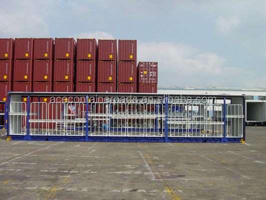 12192 x 2550 x 2896 mm Cubo alto Container de 40 pés com porta lateral de cortina de PVC