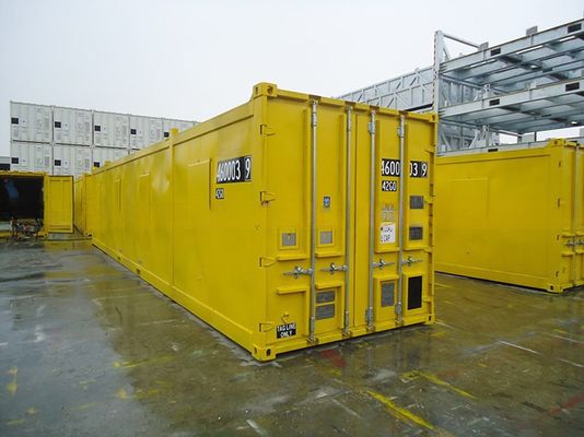 Contêiner offshore de 40 pés DNV 2.7-1 Contêiner seco padrão de 40 pés para KSA UAE Corten Steel Logotipo personalizado e Sling de 4 pernas