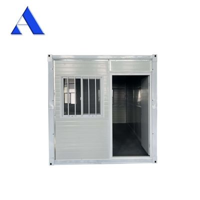 Instalação rápida dobrável dobrável 20ft 6m rack plano Container de armazenamento casa com painel de sanduíche